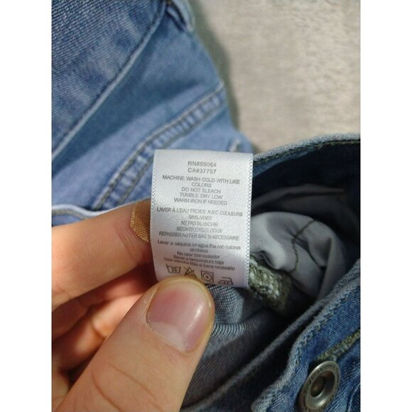 RVCA Jeans Mens 31 x 30 Blue Denim Daggers Straight Leg Mid Rise Skate Surf - Picture 9 of 10